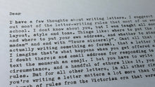 Load image into Gallery viewer, How to write a letter